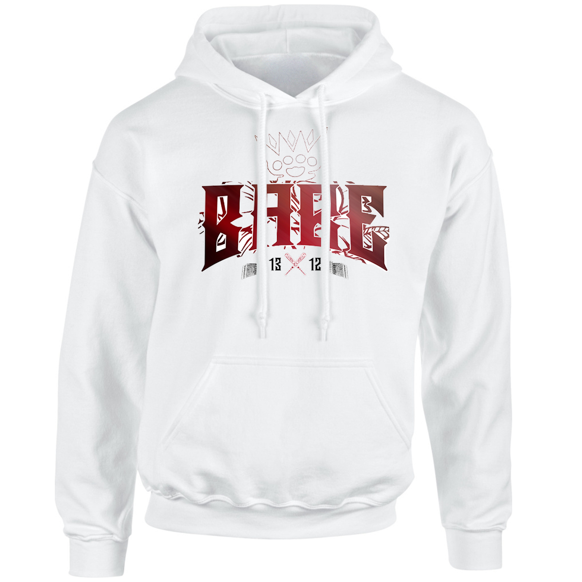 Bild von Baby Babe 'Schlagring' - HOODY (weiß)